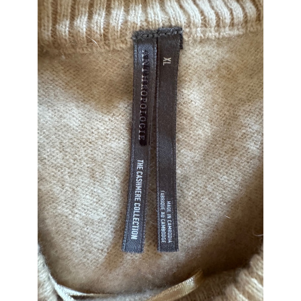 By Anthropologie "The Goldie" Cashmere Dachshund Sweater Size XL 🐶✨ - Picture 4 of 10